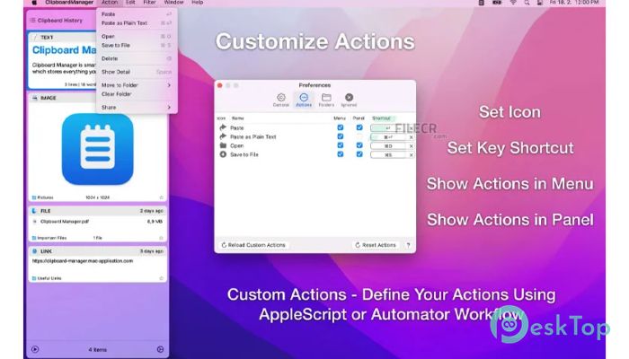 Descargar Clipboard Manager 2.3.14 Gratis para Mac