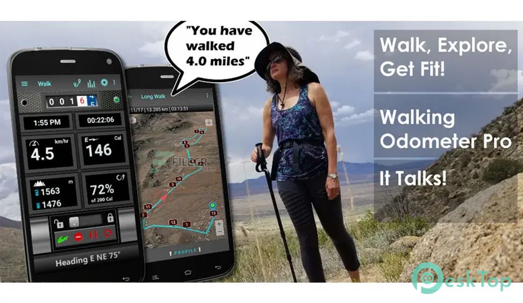 Walking Odometer Pro 1.53 APK MOD Descarga gratuita completa