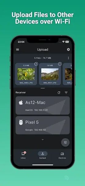 Upload Remote - Share via WiFi 1.0.7 APK MOD フル無料ダウンロード