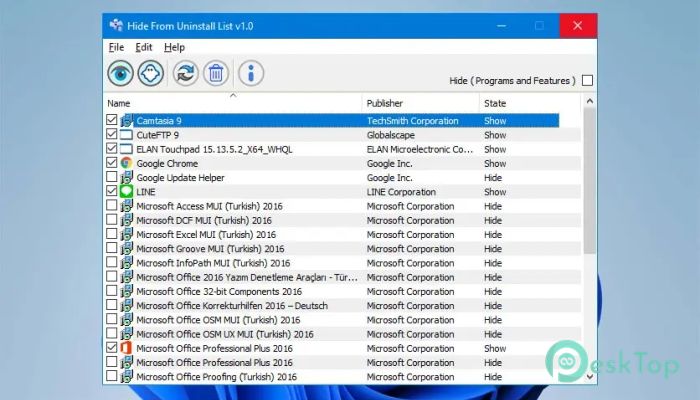 Download Sordum Hide From Uninstall List 1.1 Free Full Activated