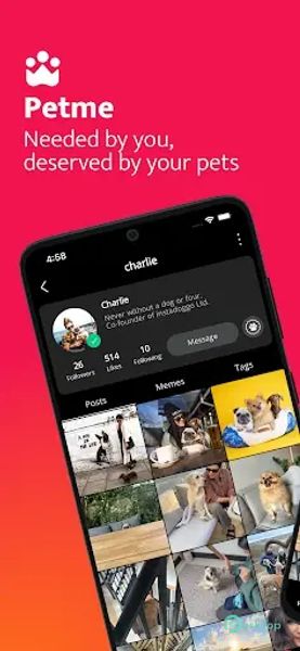 Télécharger Petme. Pets & Their People 1.2.14 APK MOD Gratuitement et Complet