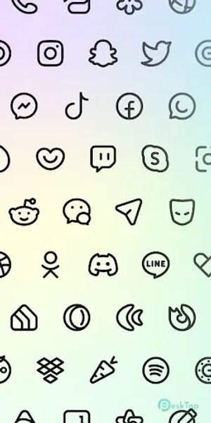 NYON DARK Icon Pack 1.5 APK MOD Descarga gratuita completa