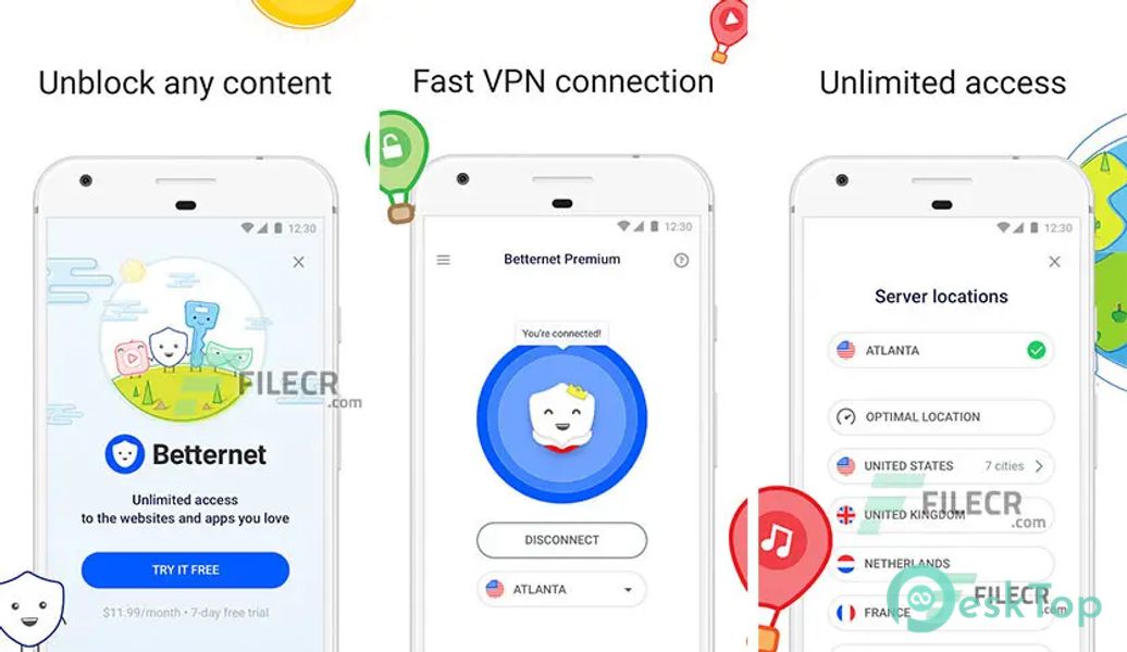 Betternet™ VPN Fast Proxy Wifi 7.2.1 APK MOD Полная бесплатная загрузка