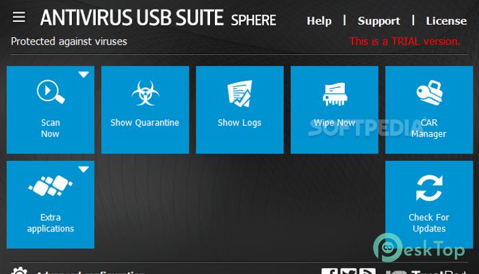 Скачать TrustPort Antivirus USB Edition  14.0.3.5256 полная версия активирована бесплатно