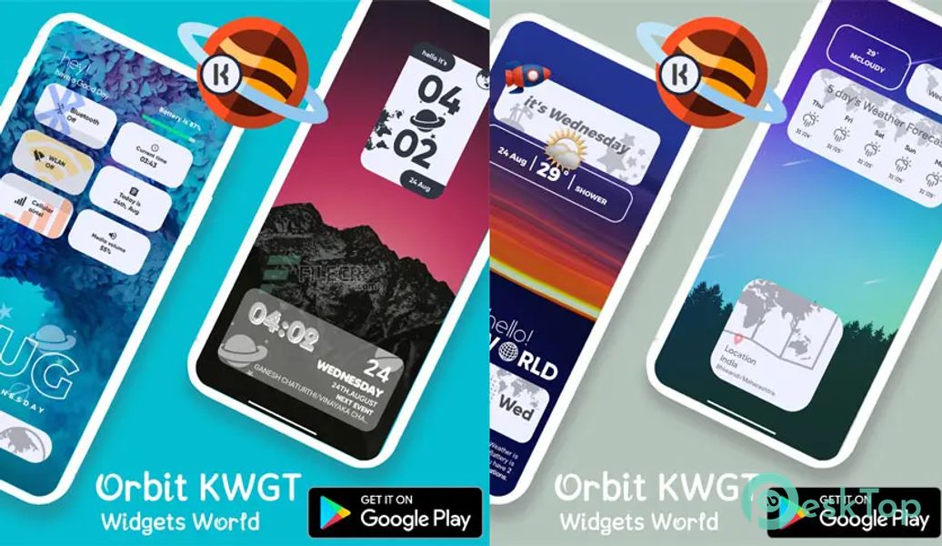 Orbit KWGT 6.2 APK MOD تحميل مجاني كامل