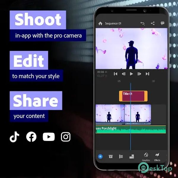 Adobe Premiere Rush: Video 2.15.0.2920 APK MOD Tam Ücretsiz İndir