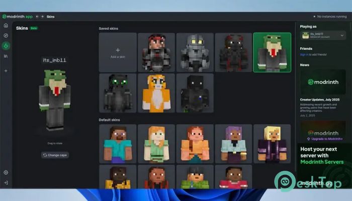 تحميل برنامج Modrinth   0.10.29 برابط مباشر