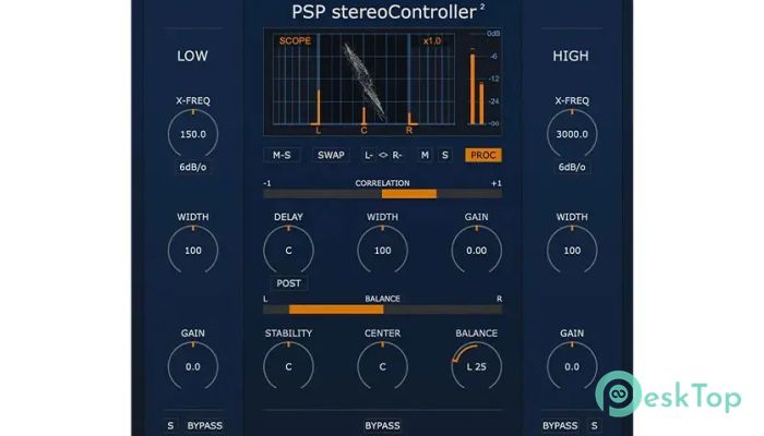 تحميل برنامج PSPaudioware PSP stereoContoller2 v2.0.0 برابط مباشر