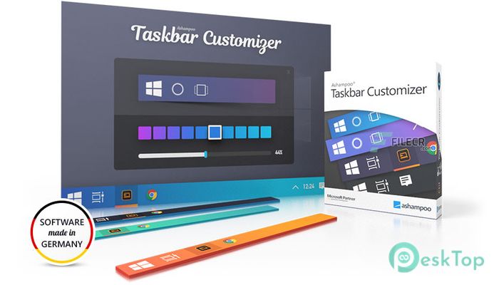 Ashampoo Taskbar Customizer 1.00.00 Tam Sürüm Aktif Edilmiş Ücretsiz İndir
