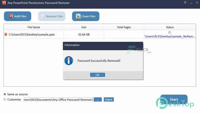 تحميل برنامج Any PowerPoint Permissions Password Remover 9.9.8 برابط مباشر