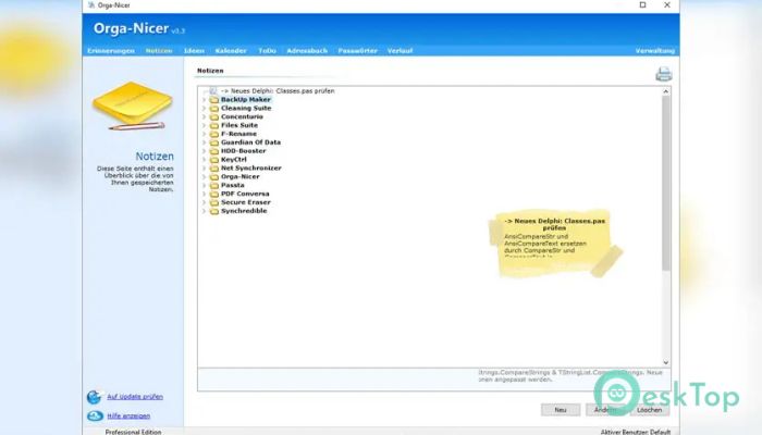 Download ASCOMP Orga-Nicer Professional 3.303 Free Full Activated