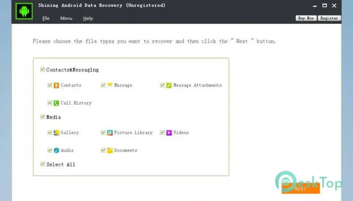 Скачать Shining Android Data Recovery 1.0 полная версия активирована бесплатно