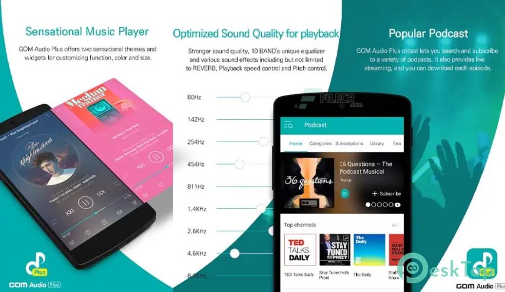 GOM Audio Plus - Music, Sync lyrics, Streaming 2.4.5.0 APK MOD 完整免费下载