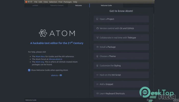  تحميل برنامج Atom 1.63.1 Final برابط مباشر