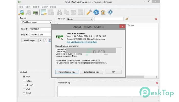 Скачать LizardSystems Find MAC Address  23.04 полная версия активирована бесплатно