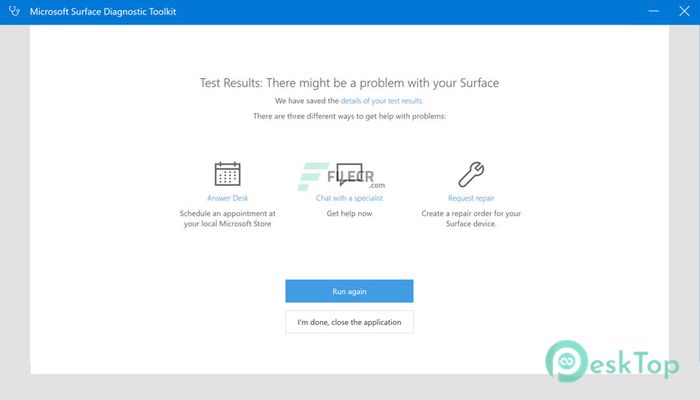 下载 Microsoft Surface Diagnostic Toolkit 2.138.139.0 免费完整激活版