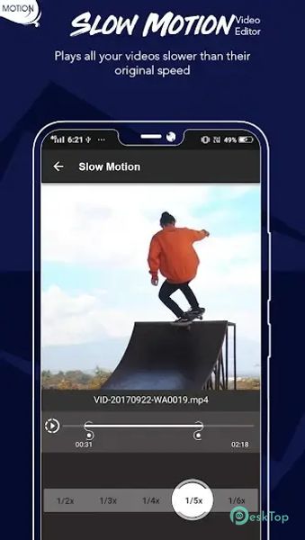 Slow Motion Video Editor 1.0.6 APK MOD Полная бесплатная загрузка