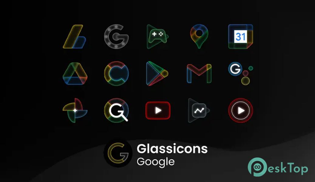 Glassicons Icon Pack v2.0.4.2 APK MOD Tam Ücretsiz İndir