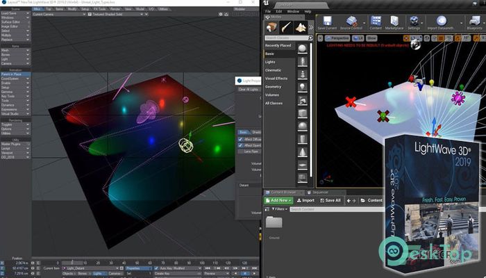 NewTek LightWave 3D 2020.0.1 Tam Sürüm Aktif Edilmiş Ücretsiz İndir
