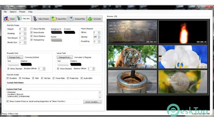 تحميل برنامج GDS Video Thumbnailer 7.0.5 برابط مباشر