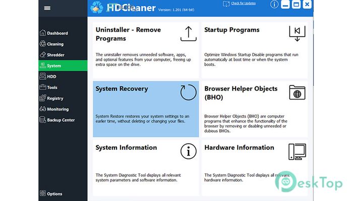  تحميل برنامج HDCleaner 2.046 برابط مباشر
