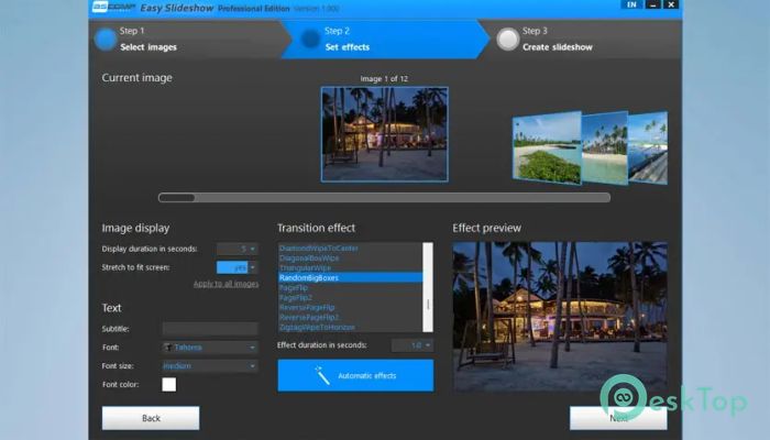 ASCOMP Easy Slideshow Professional 1.001 Tam Sürüm Aktif Edilmiş Ücretsiz İndir