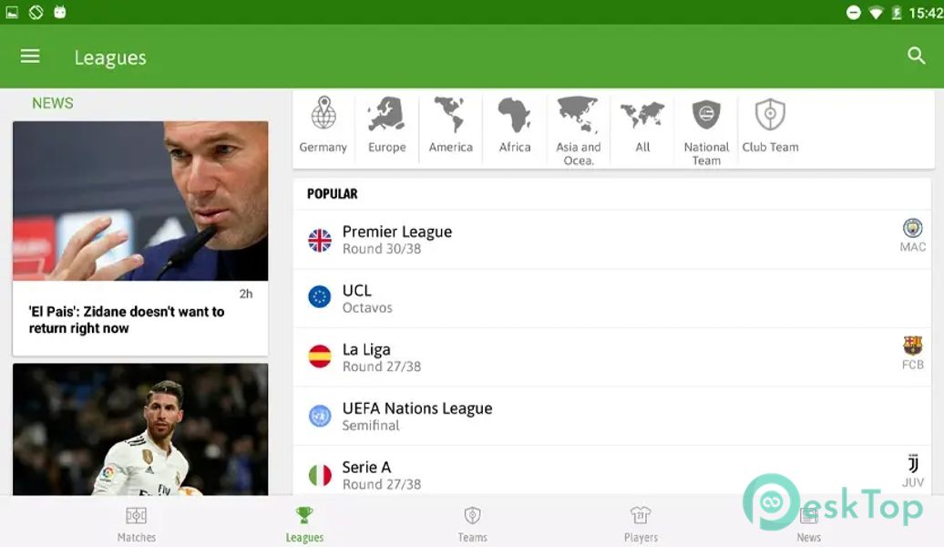 BeSoccer - Soccer Live Score 5.5.6.23005356 APK MOD Полная бесплатная загрузка