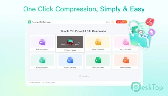 Kingshiper File Compressor 2.4.8 完全アクティベート版を無料でダウンロード