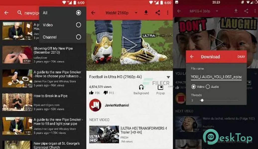 NewPipe (Lightweight YouTube) 0.27.7 APK MOD 完整免费下载