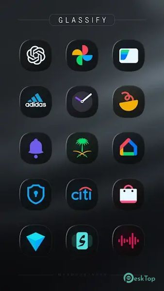 Glassify Color Icons 2.7 APK MOD تحميل مجاني كامل
