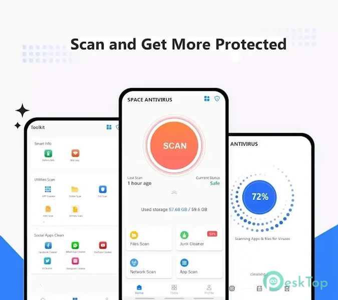 Space Antivirus & Security 1.45 APK MOD تحميل مجاني كامل