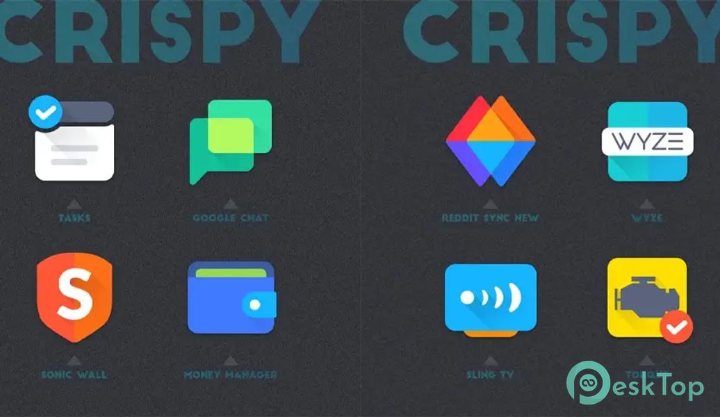 Crispy Icon Pack 4.3.5 APK MOD フル無料ダウンロード