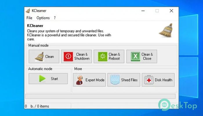Скачать KCleaner Free 3.6.4 полная версия активирована бесплатно
