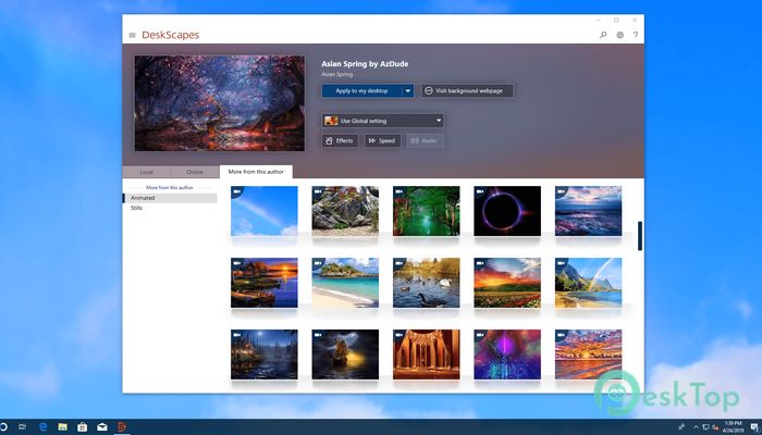 Stardock DeskScapes: Gives you the ability to animate and