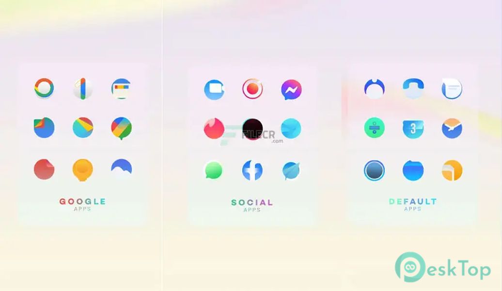 Simplified Gradient Icon Pack 14.2 APK MOD Tam Ücretsiz İndir