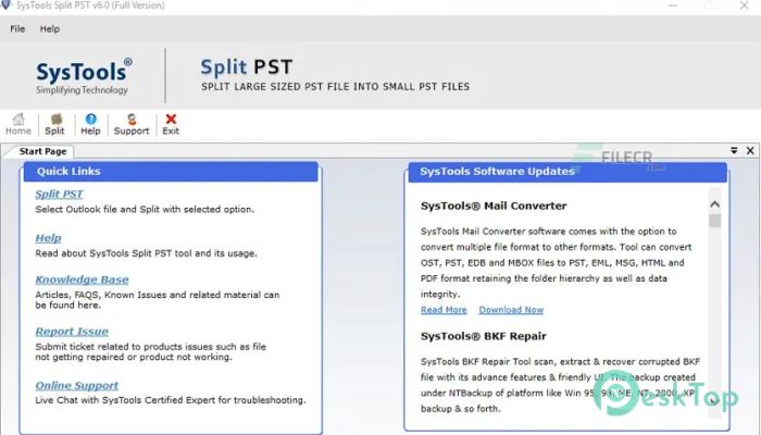 Download SysTools Split PST 8.0 Free Full Activated