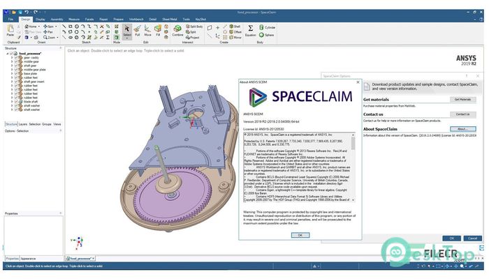  تحميل برنامج ANSYS SpaceClaim & DesignSpark Mechanical 2022 R1 برابط مباشر