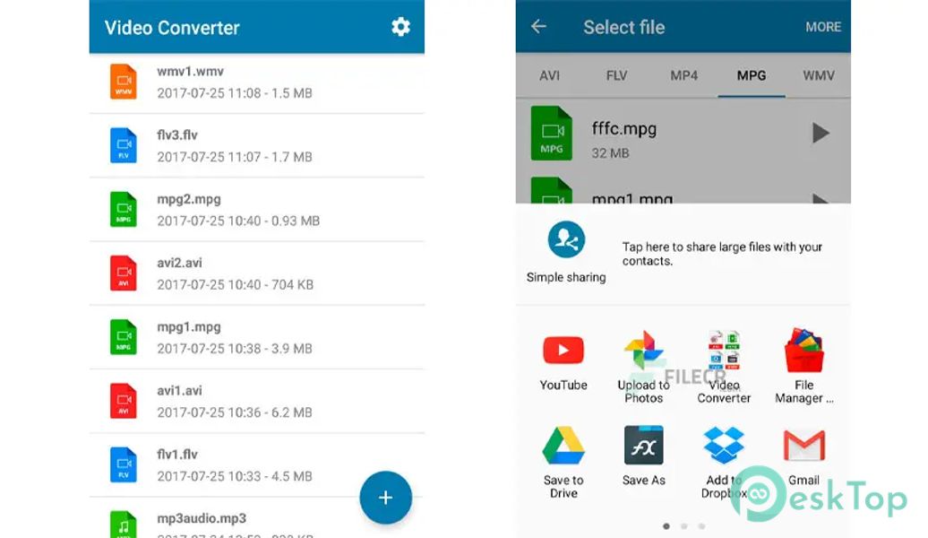 Video Converter – MP3 AVI MPEG GIF FLV WMV MP4 v48.0 APK MOD Tam Ücretsiz İndir