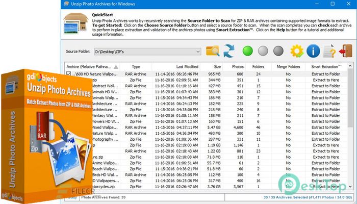 Download Unzip Photo Archives 2.1 Build 2003.19 Free Full Activated