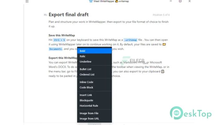 Writemapper 3.0.6 Tam Sürüm Aktif Edilmiş Ücretsiz İndir
