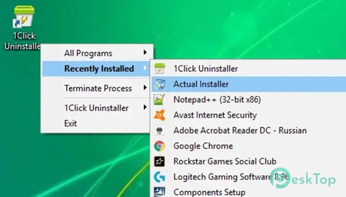 تحميل برنامج 1Click Uninstaller  4.0 برابط مباشر