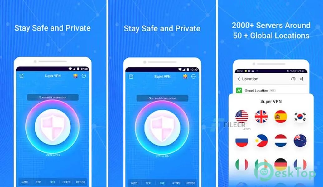 Super VPN - Free & Unlimited Proxy v1.4.1 APK MOD Полная бесплатная загрузка