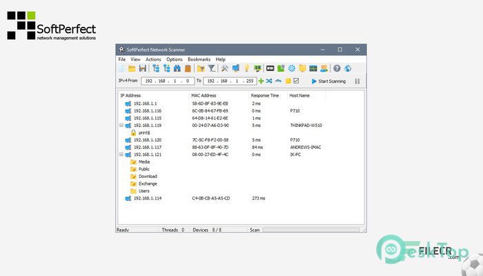 Download SoftPerfect Network Scanner 8.1.7 Free Full Activated