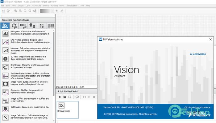 NI Vision Development Module 2019 SP1 完全アクティベート版を無料でダウンロード