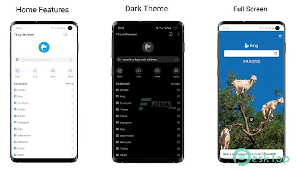 Tincat Browser - M3U8 Video Download And Cast TV 4.8.12 APK MOD フル無料ダウンロード