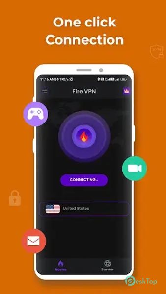 Fire VPN - Vpn Proxy Browser 63.8.8 APK MOD Unlocked (Full) Free Download