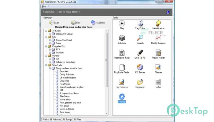 Download KC Softwares AudioGrail 7.13.2.225 Free Full Activated