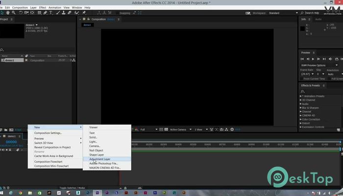 Скачать Adobe After Effects 2017 14.0.1 полная версия активирована бесплатно