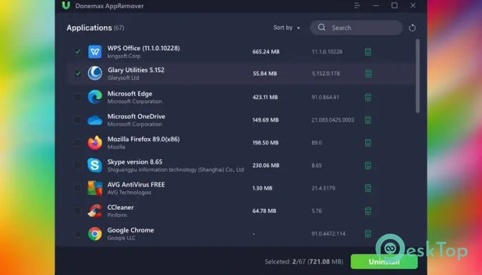 Скачать Donemax AppRemover 1.0 полная версия активирована бесплатно