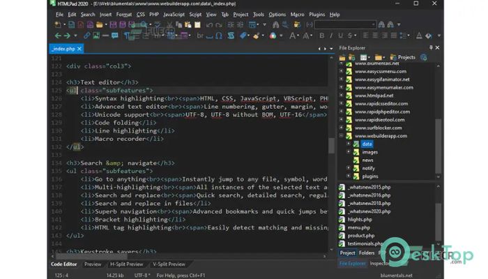 تحميل برنامج Blumentals HTMLPad 2025  v18.2.0.265 برابط مباشر